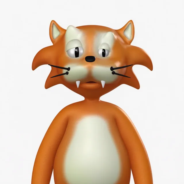 Cat, 3D-Avatar aus dem VuppetMaster-Portfolio