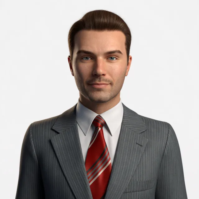 Lars, 3D-Avatar aus dem VuppetMaster-Portfolio