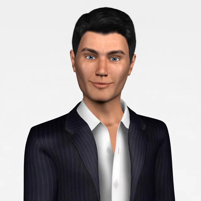 Mark, 3D-Avatar aus dem VuppetMaster-Portfolio