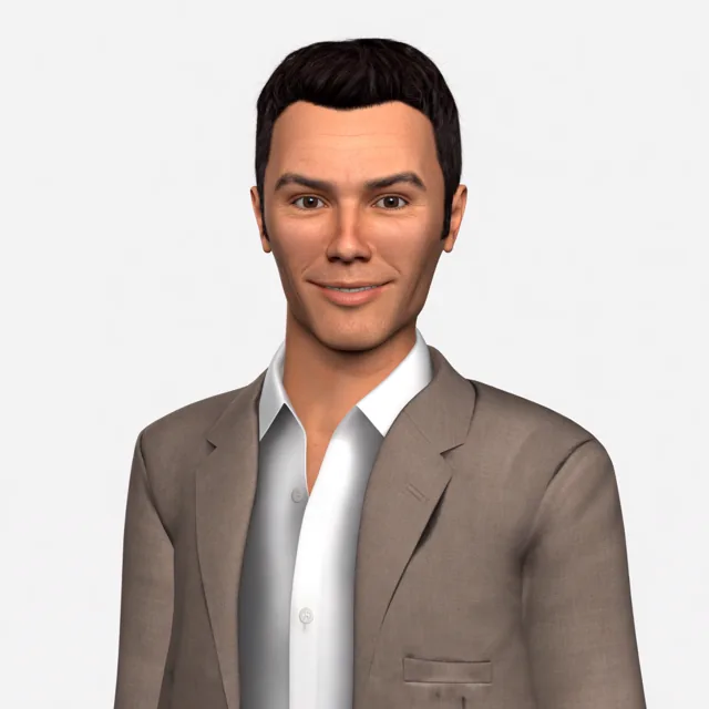 Paul, 3D-Avatar aus dem VuppetMaster-Portfolio